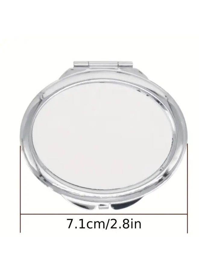 12pcs Fillet Mirror Sublimation Heat Press Print With Aluminium Plate And Glue - Image 4